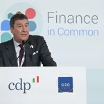 Governor Monticelli at the Finance in Common Summit